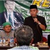 Anggota DPRD Jabar, H Engkos Kosasih saat mengisi resesnya di desa Cibinuang.